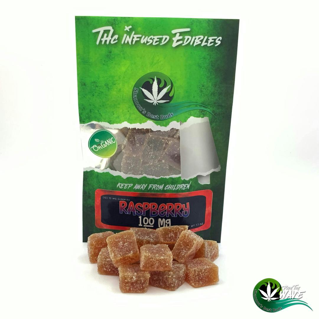THC Gummies - Raspberry - 100mg