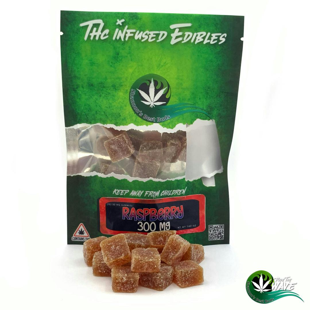 THC Gummies - Raspberry - 300mg