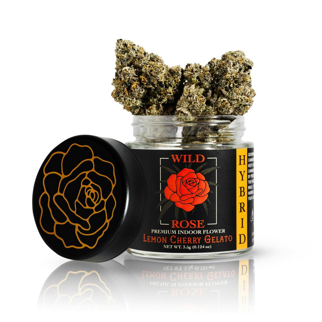 Premium Indoor Lemon Cherry Gelato - Hybrid Flower Jar 3.5g