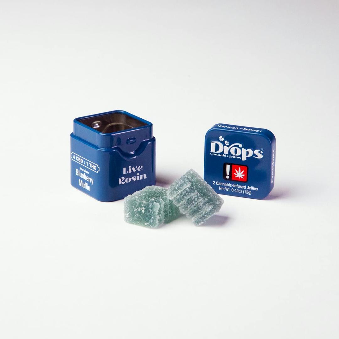 Drops – Blueberry 2-Piece (4:1 CBD:THC)