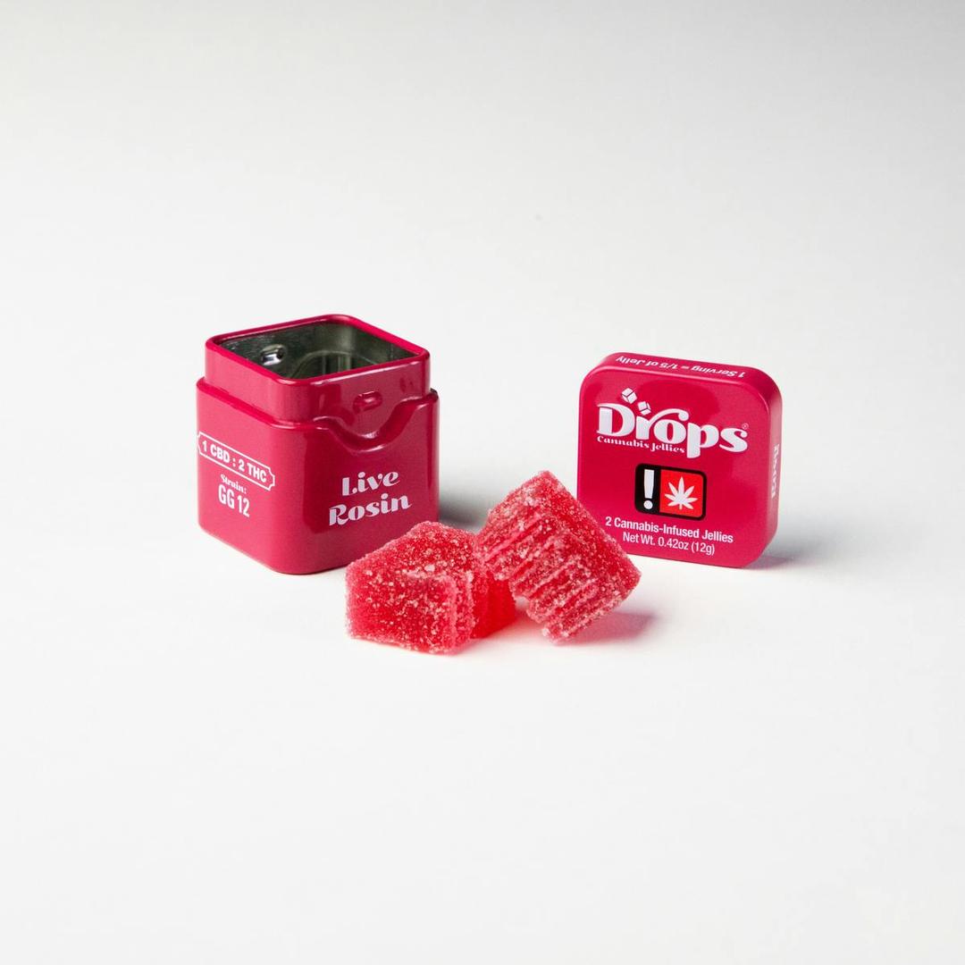 Drops – Raspberry 2-Piece (1:2 CBD:THC)