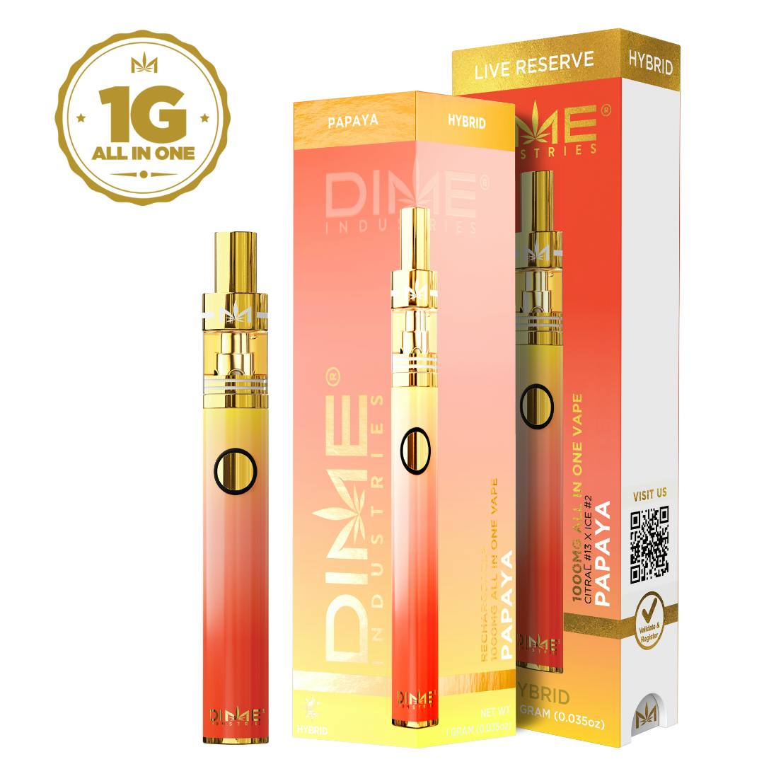 Papaya Live Reserve 1000mg All in One Device