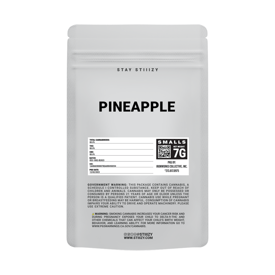 - PINEAPPLE - 7G White Label Mylar