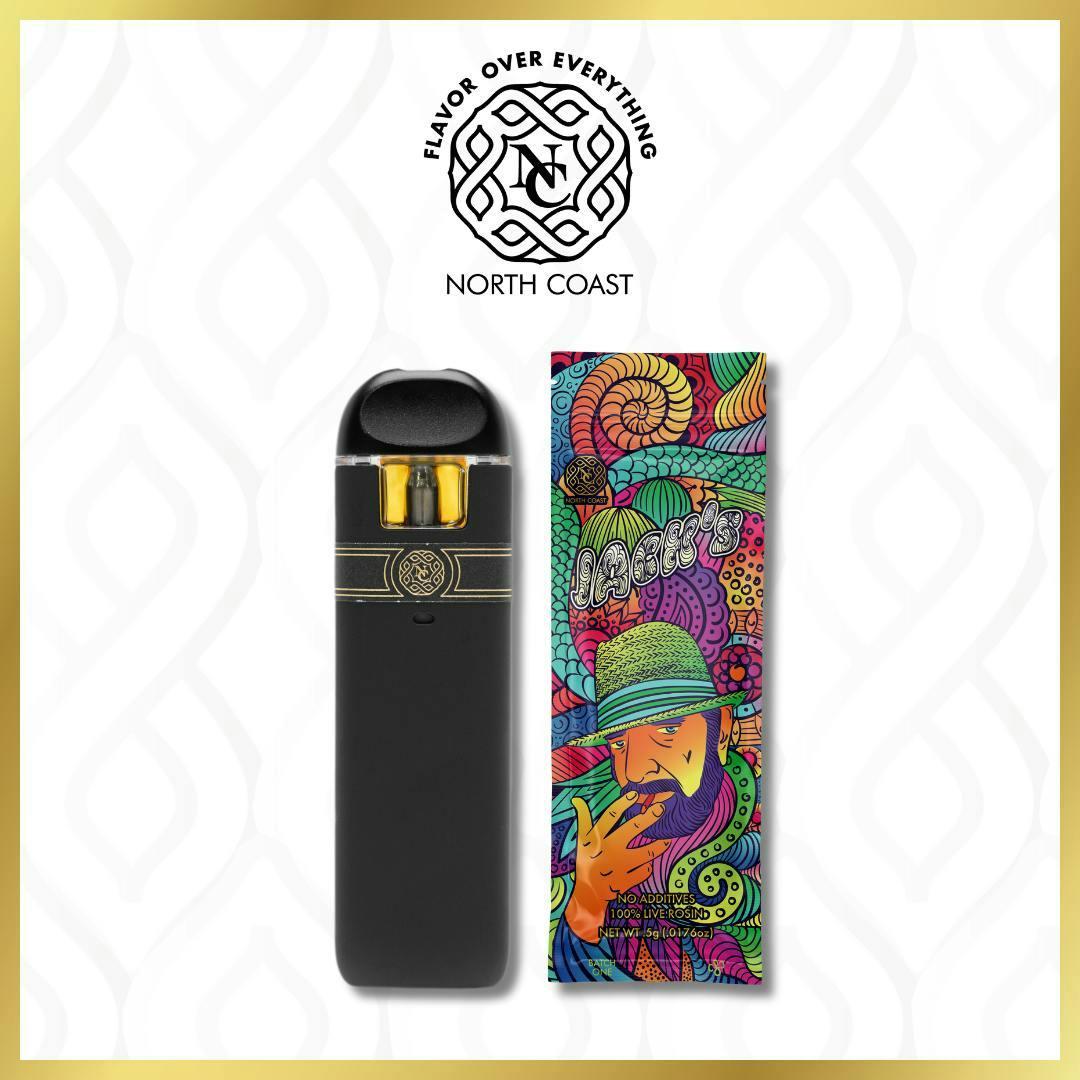 North Coast Jacks Rosin Disposable Pod .5g