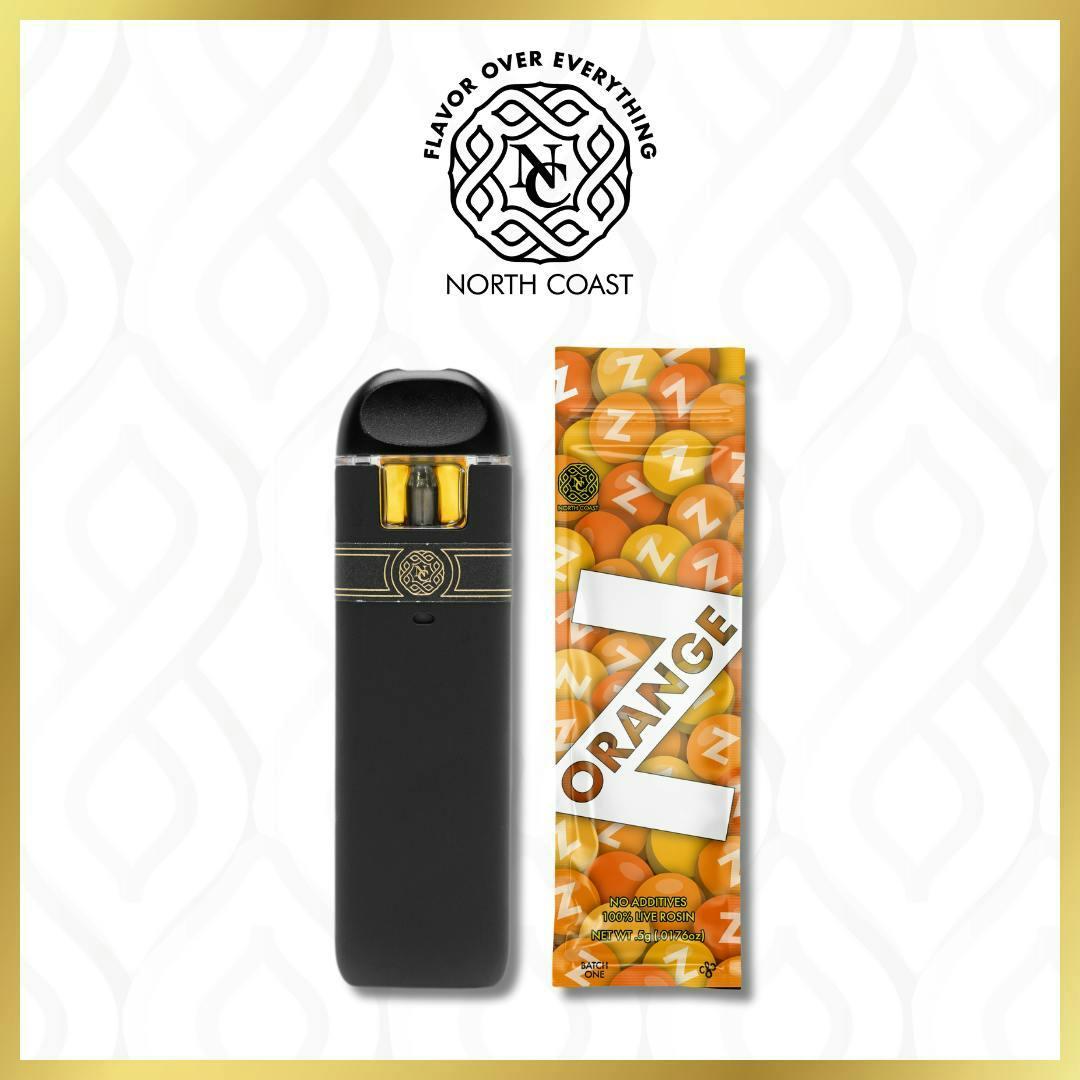 North Coast Orange Z Rosin Disposable Pod .5g