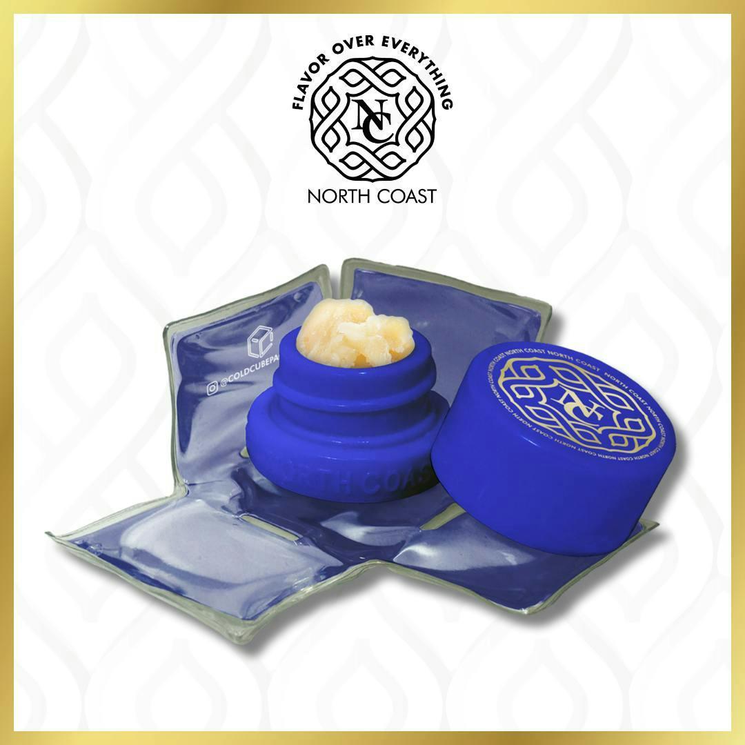 North Coast x Adams Family Strawberry Gary Cold Cure Rosin 1g Tier 3