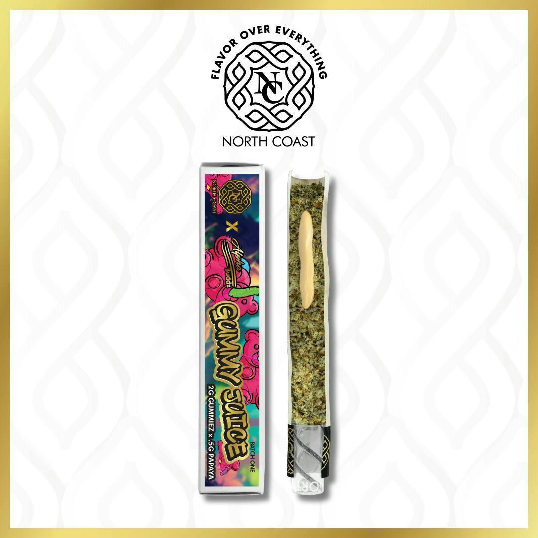 North Coast x Alpha Buddz Gummy Juice Joint Donut 2.5g Tier 1