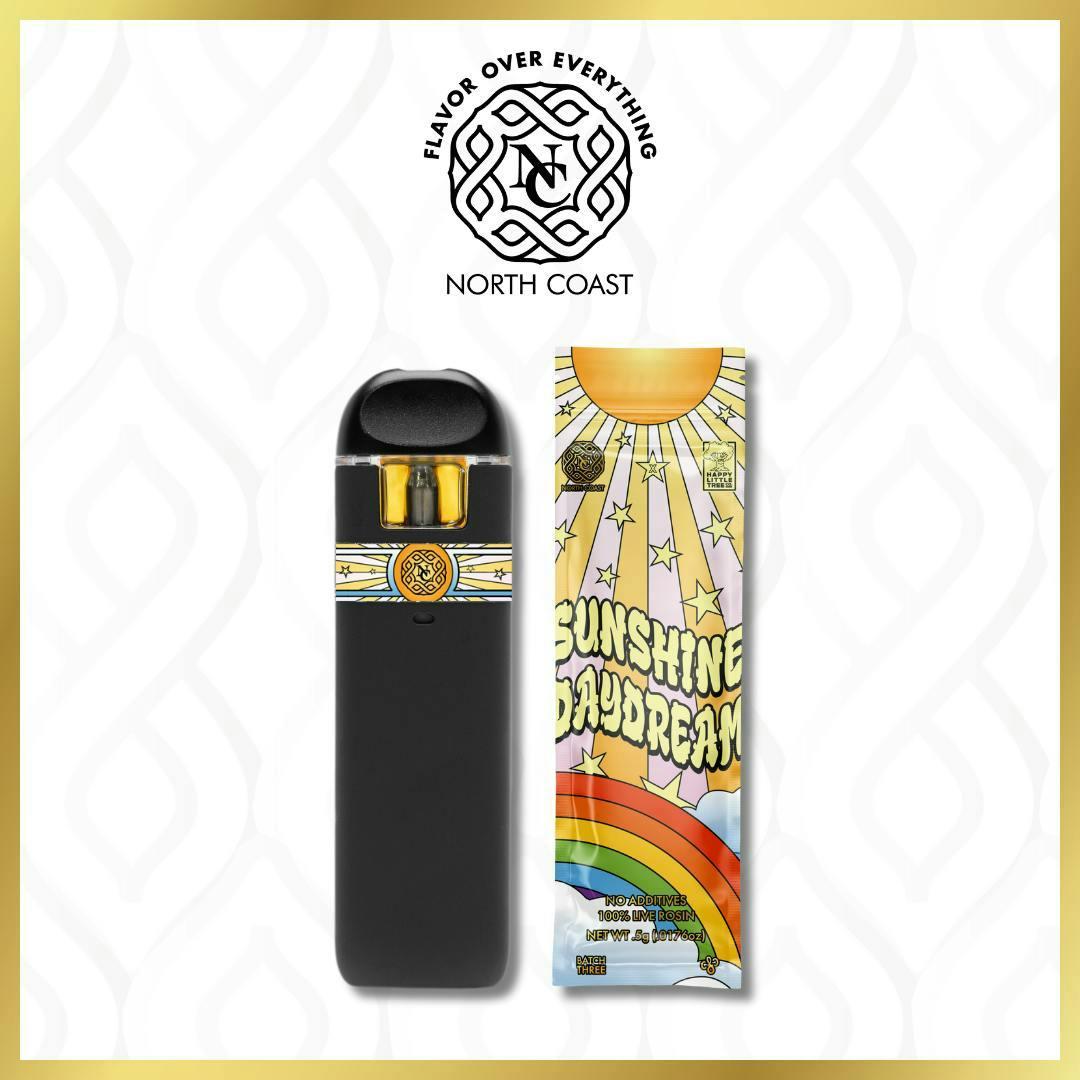 North Coast x H.L.T. Co. Sunshine Daydream Rosin Disposable Pod B3 .5g