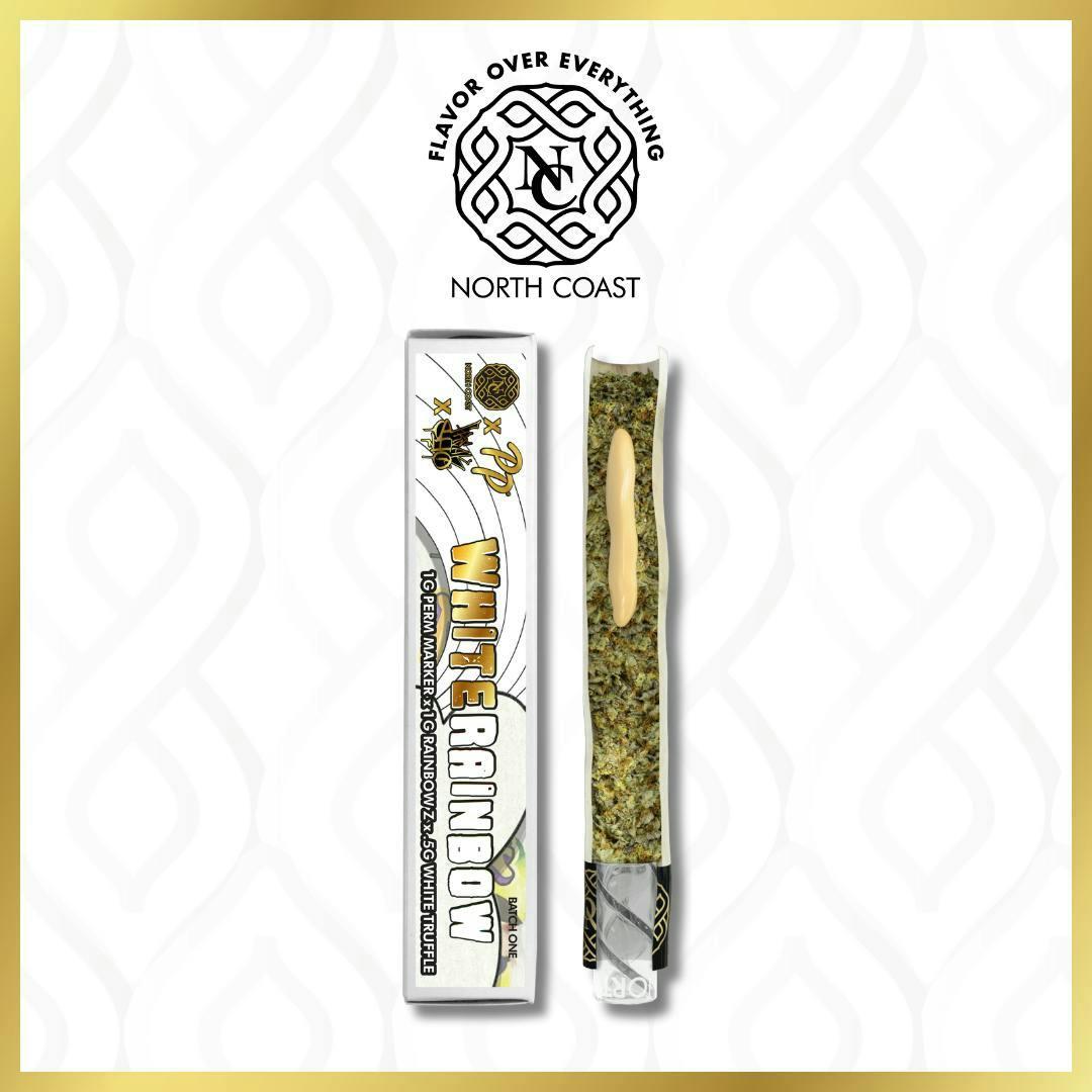 North Coast x P.P. x Freaksho White Rainbow Joint Donut 2.5g Tier 1