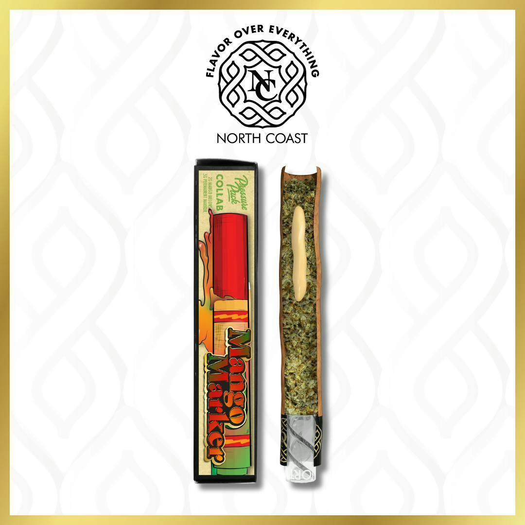 North Coast x Pressure Pack Mango Marker Rillo Donut 2.5g