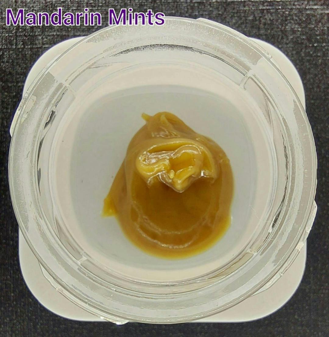 Concentrate - Mandarin Mints - 73u-120u Live Rosin - Tier 3