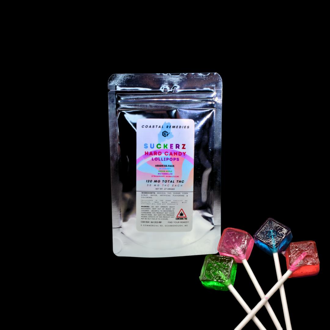 Suckerz 4 Pack Lollipops | 120mg THC
