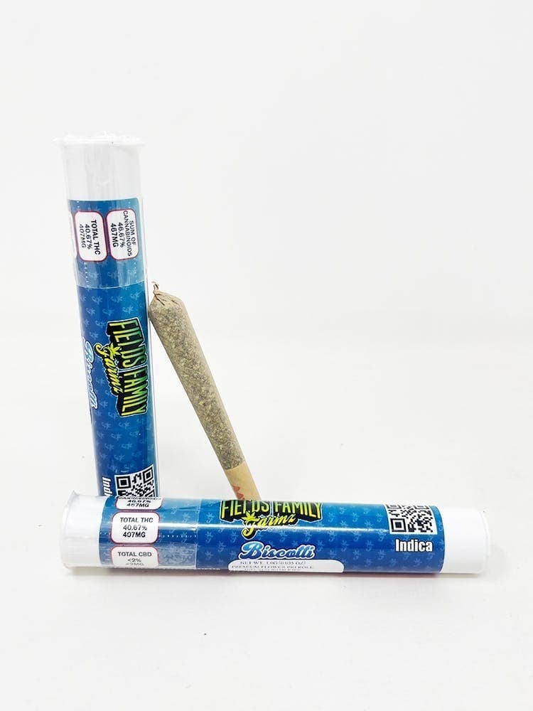 Biscotti 1g Kief Infused Single Pre Roll