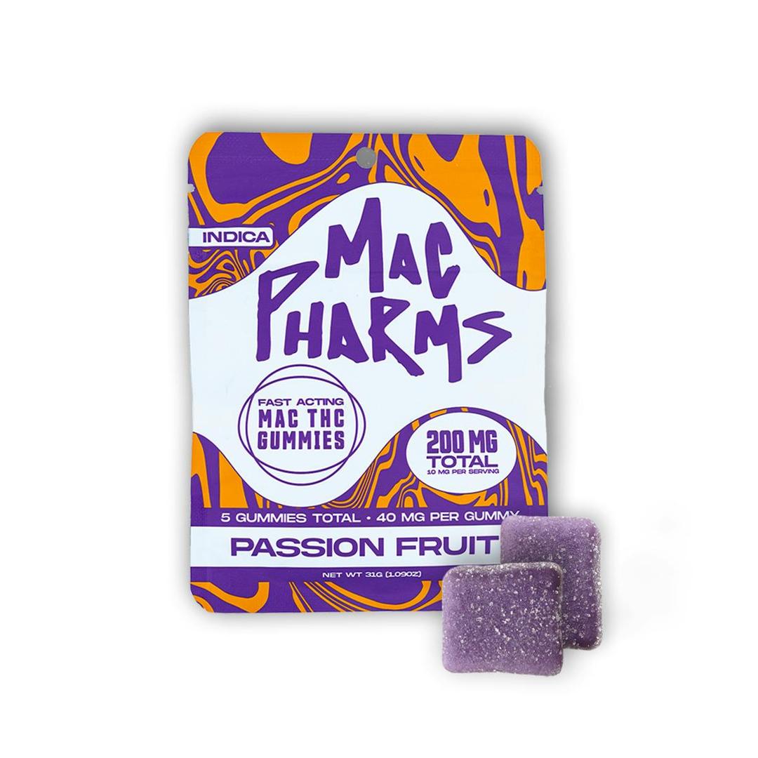 Mac Pharms I Passion Fruit I THC Gummies I 200mg