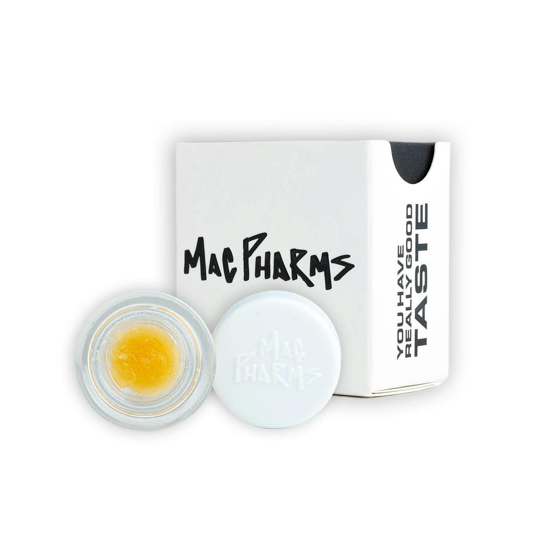 MacPharms I Lemon Pound Cake I 1G Live Resin Concentrate