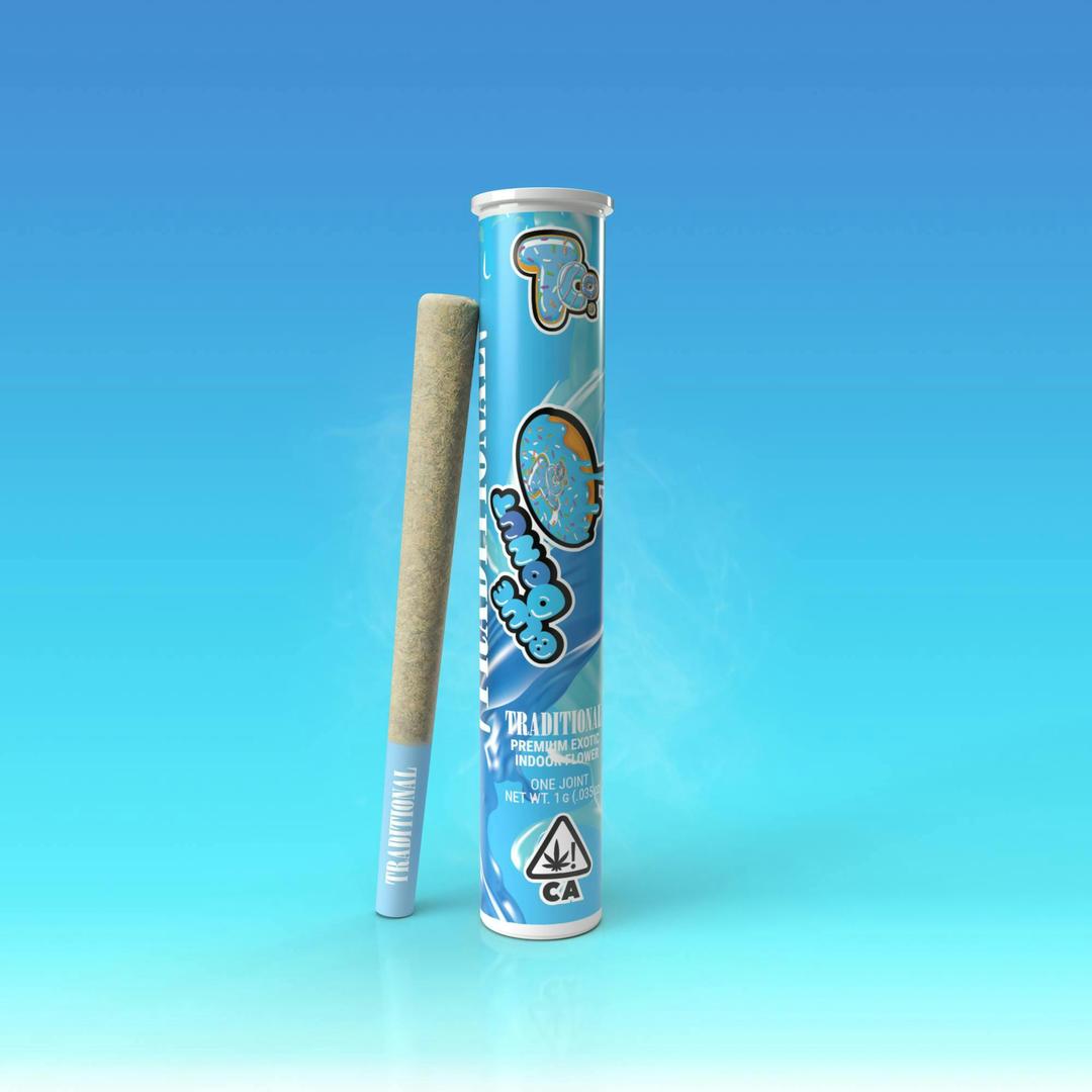 Traditional - Blue Donut Pre-Roll 1G