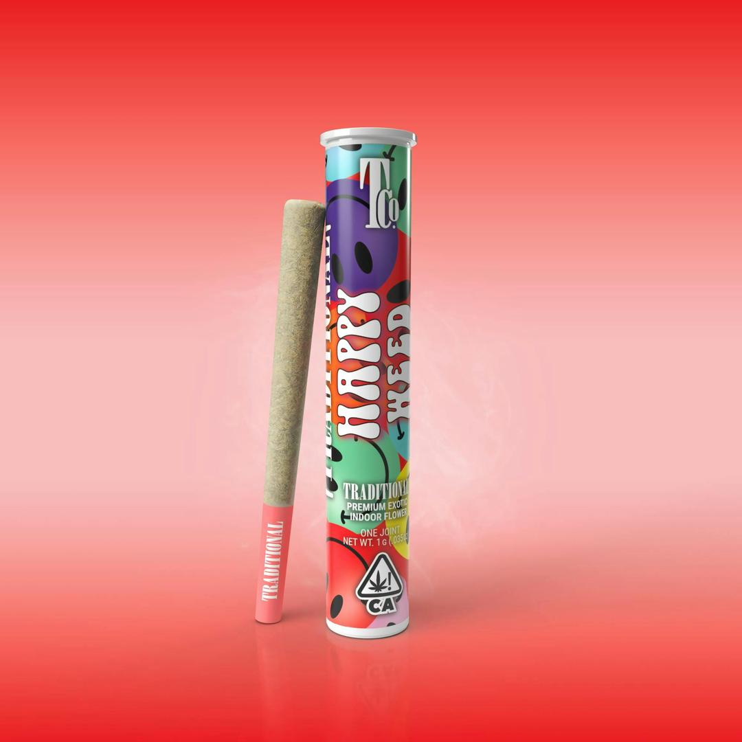 Traditional - Happy Weed Pre-Roll 1g