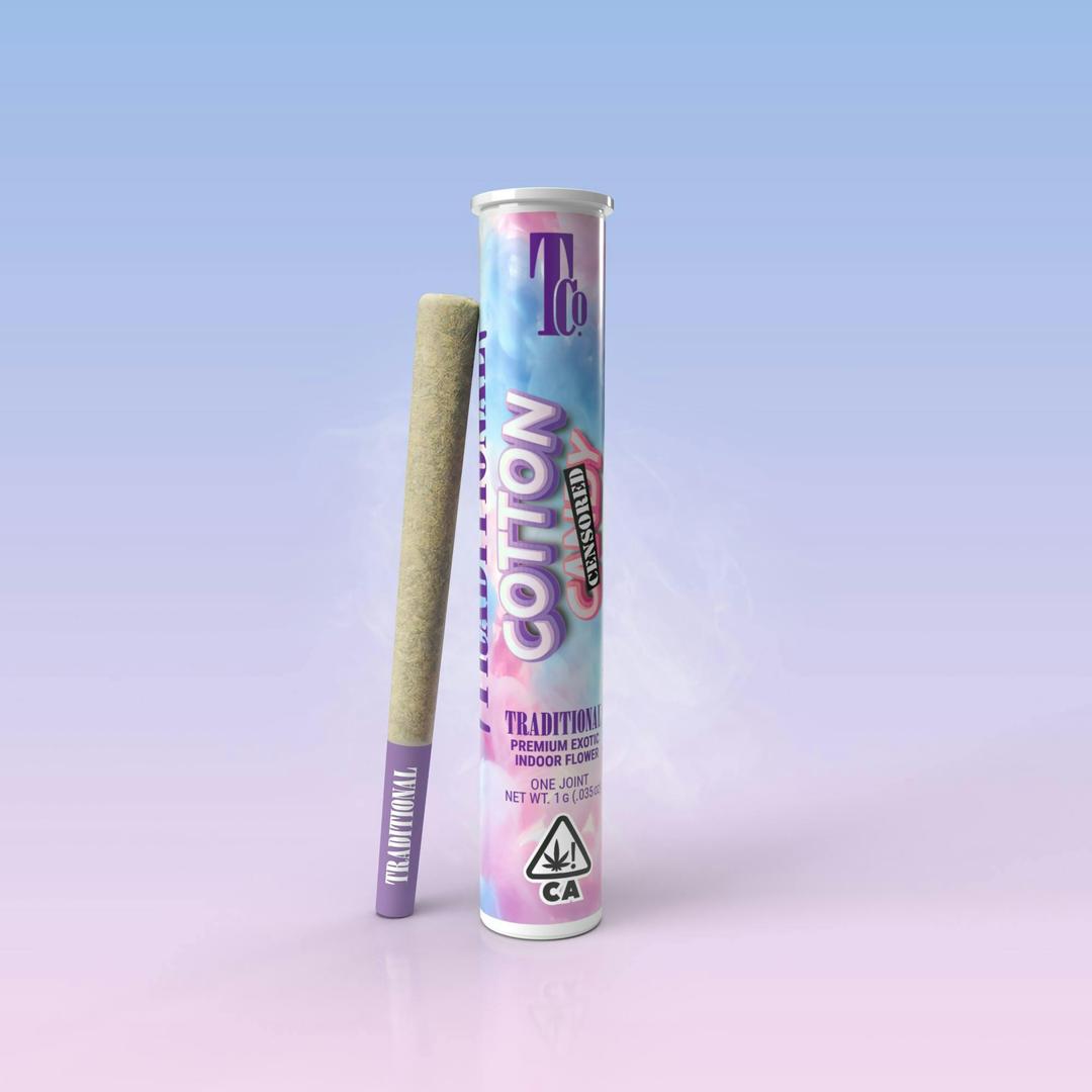 Traditional - Cotton Censored Pre-Roll 1g