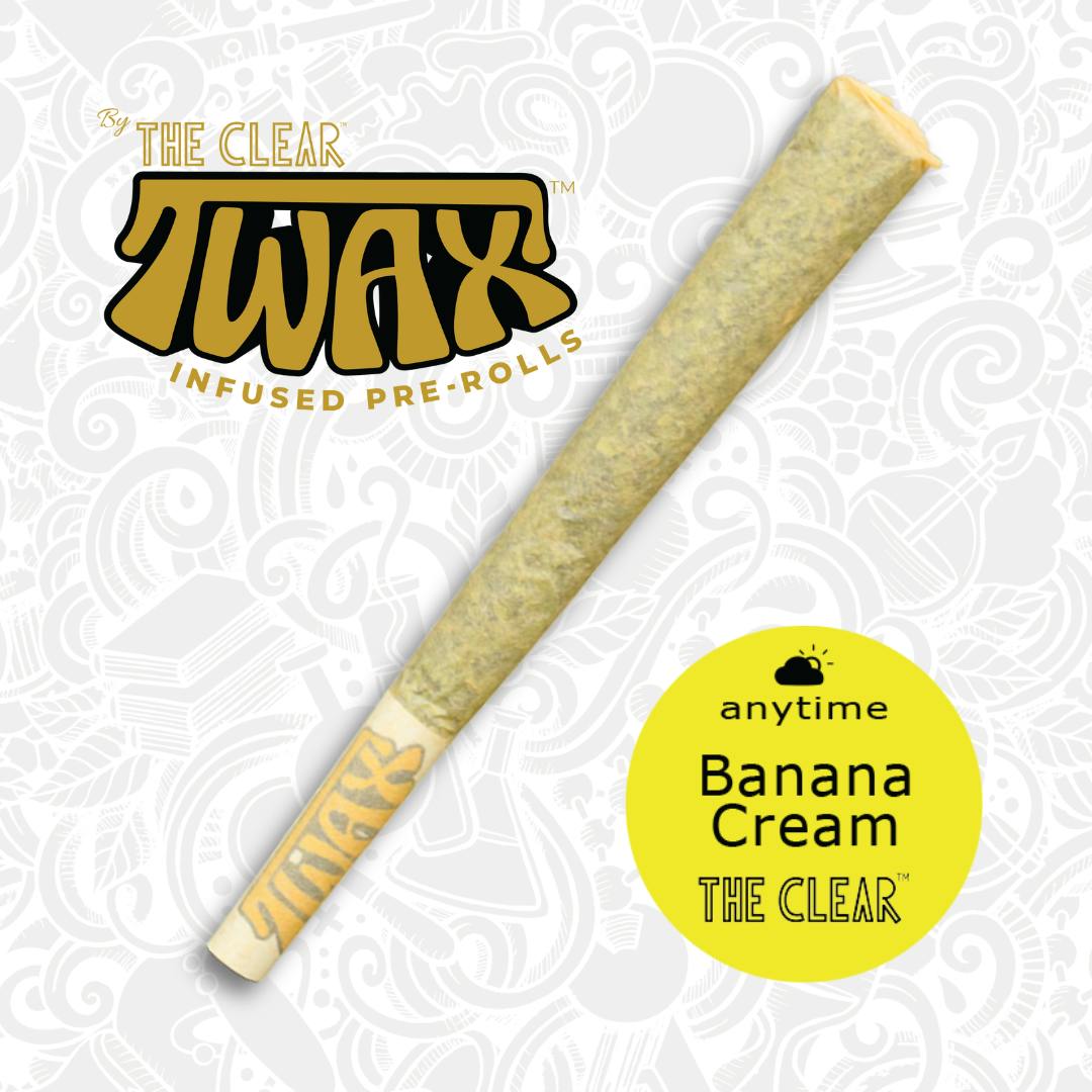 The Clear TWAX Infused Pre-roll 1.25g | Banana Cream
