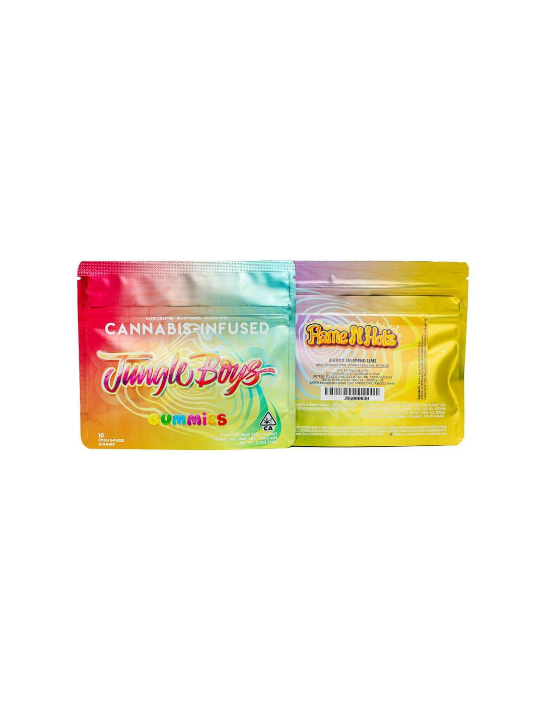 Jungle Boys | Flame N Hot'z (Mango Jalapeno Lime) - 100mg Rosin Gummies