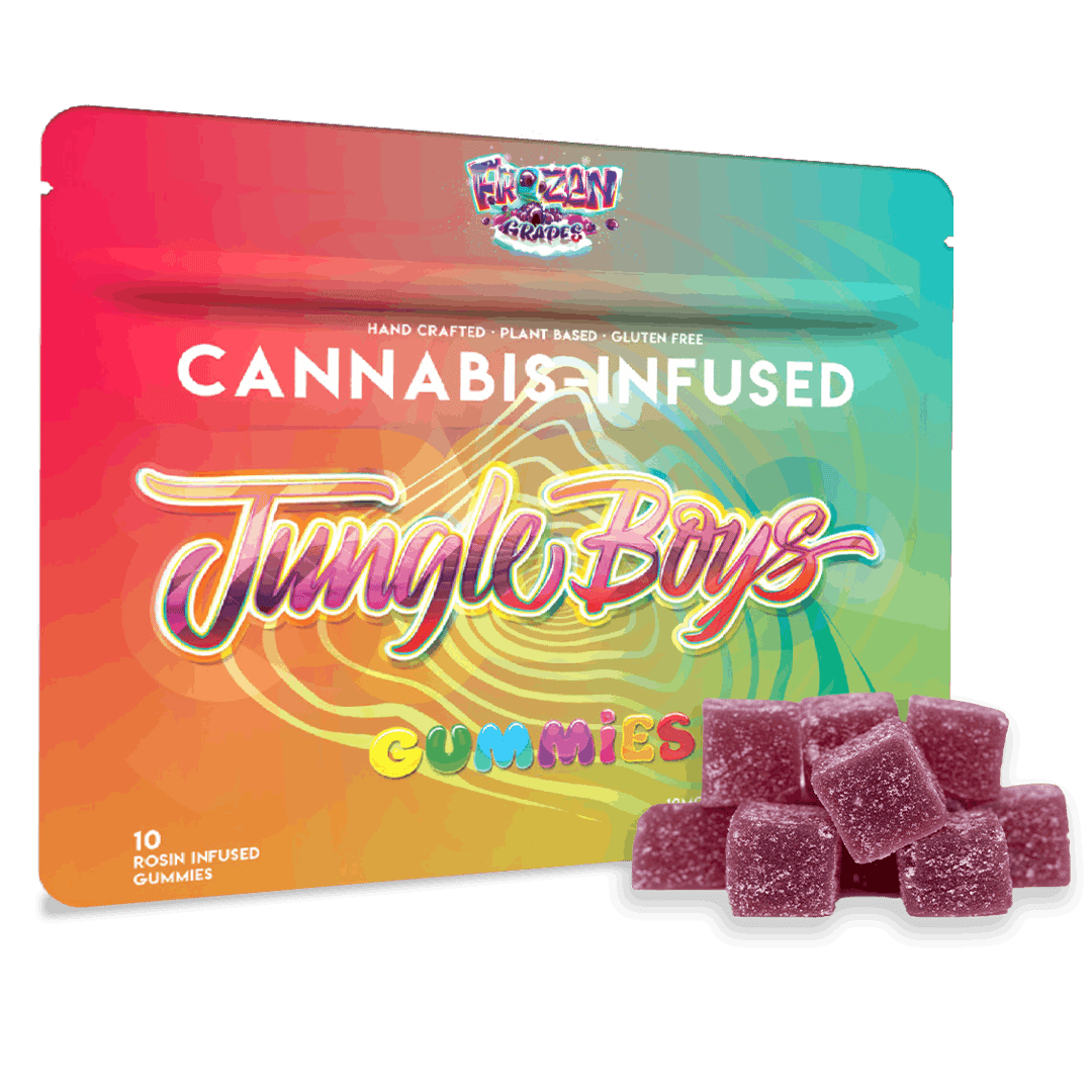 Jungle Boys | Frozen Grapes (Raspberry Grape) - 100mg Rosin Gummies