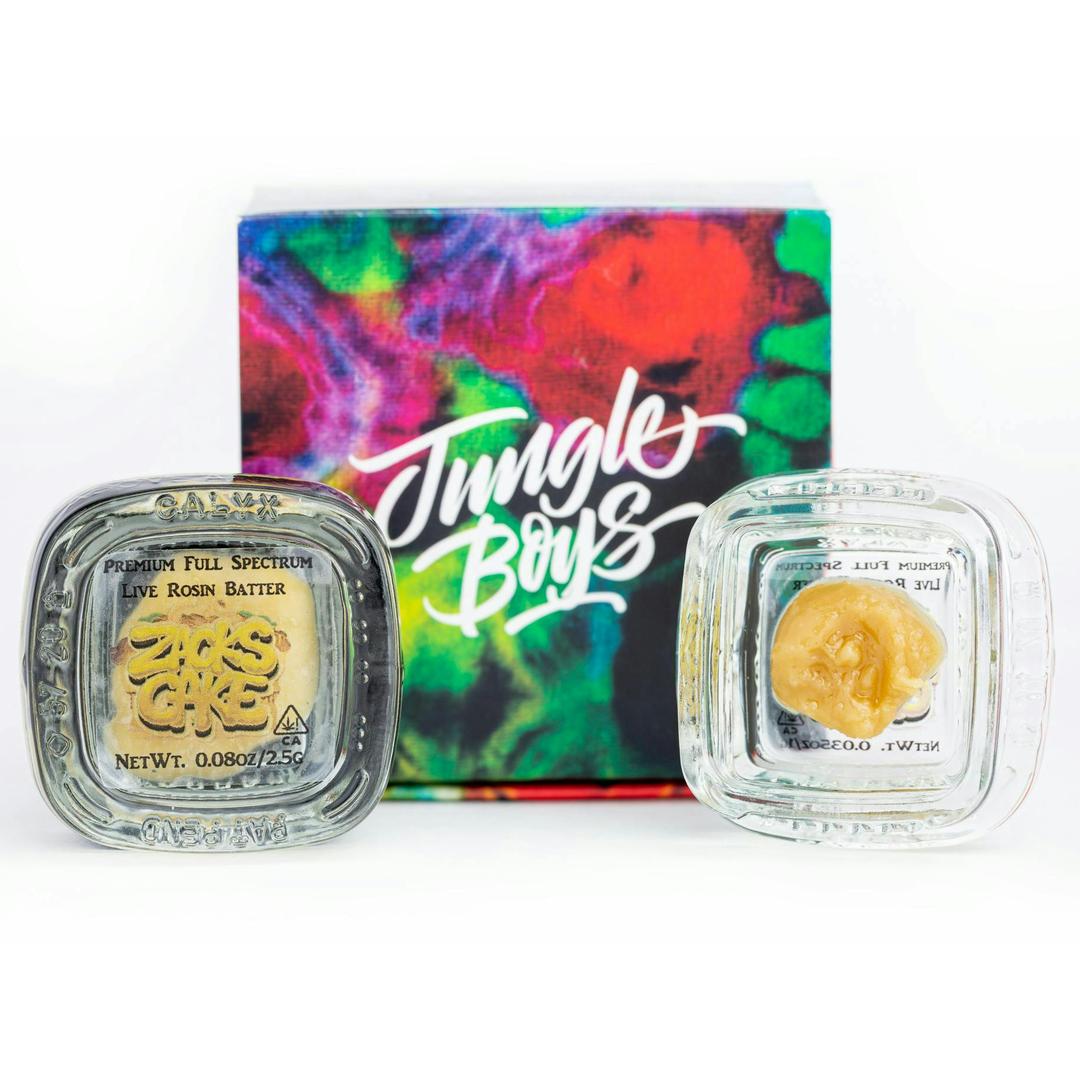 Jungle Boys | Zacks Cake - 2.5g Full Spectrum Live Rosin Batter