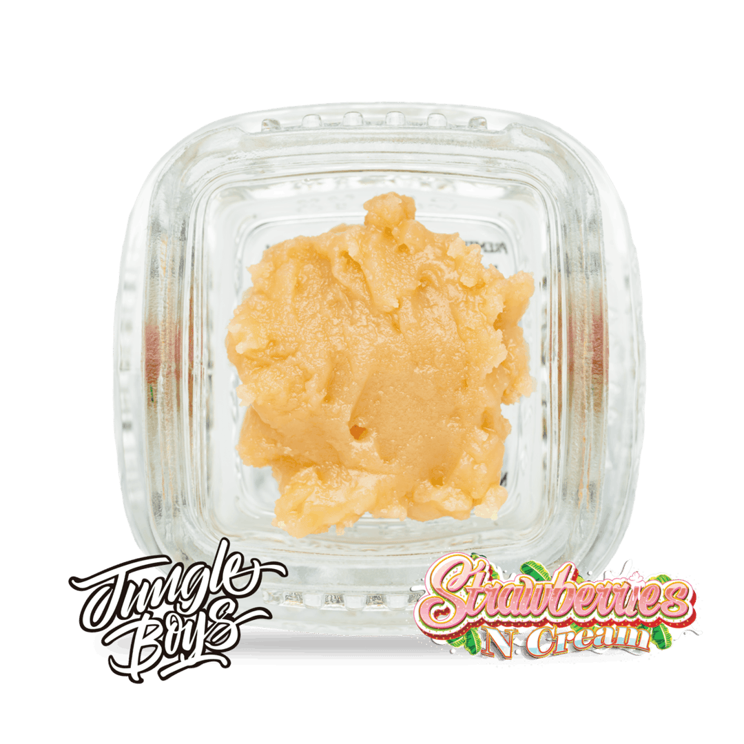 Jungle Boys | Strawberries N Cream - 2.5g Full Spectrum Live Rosin Batter