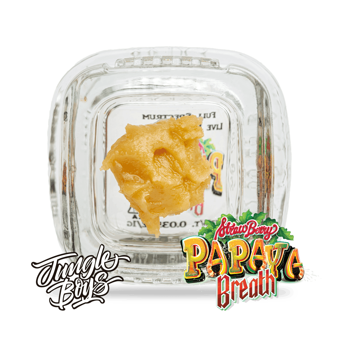 Jungle Boys | Strawberry Papaya Breath - 1g Full Spectrum Live Rosin Batter