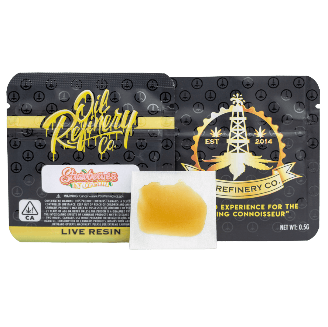 Oil Refinery Co | Strawberries N Cream - .5g Live Resin