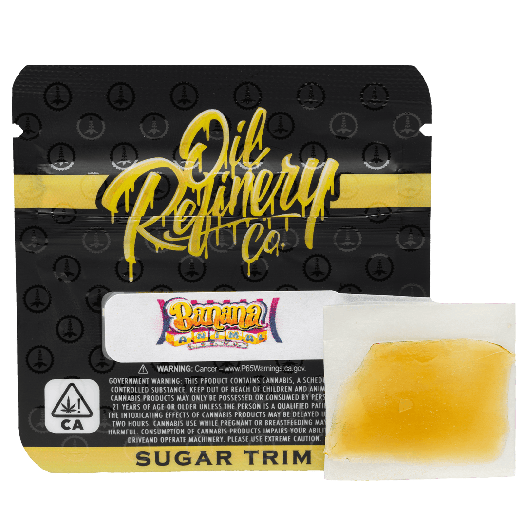 Oil Refinery Co | Banana Animal Mints - .5g Sugar Trim