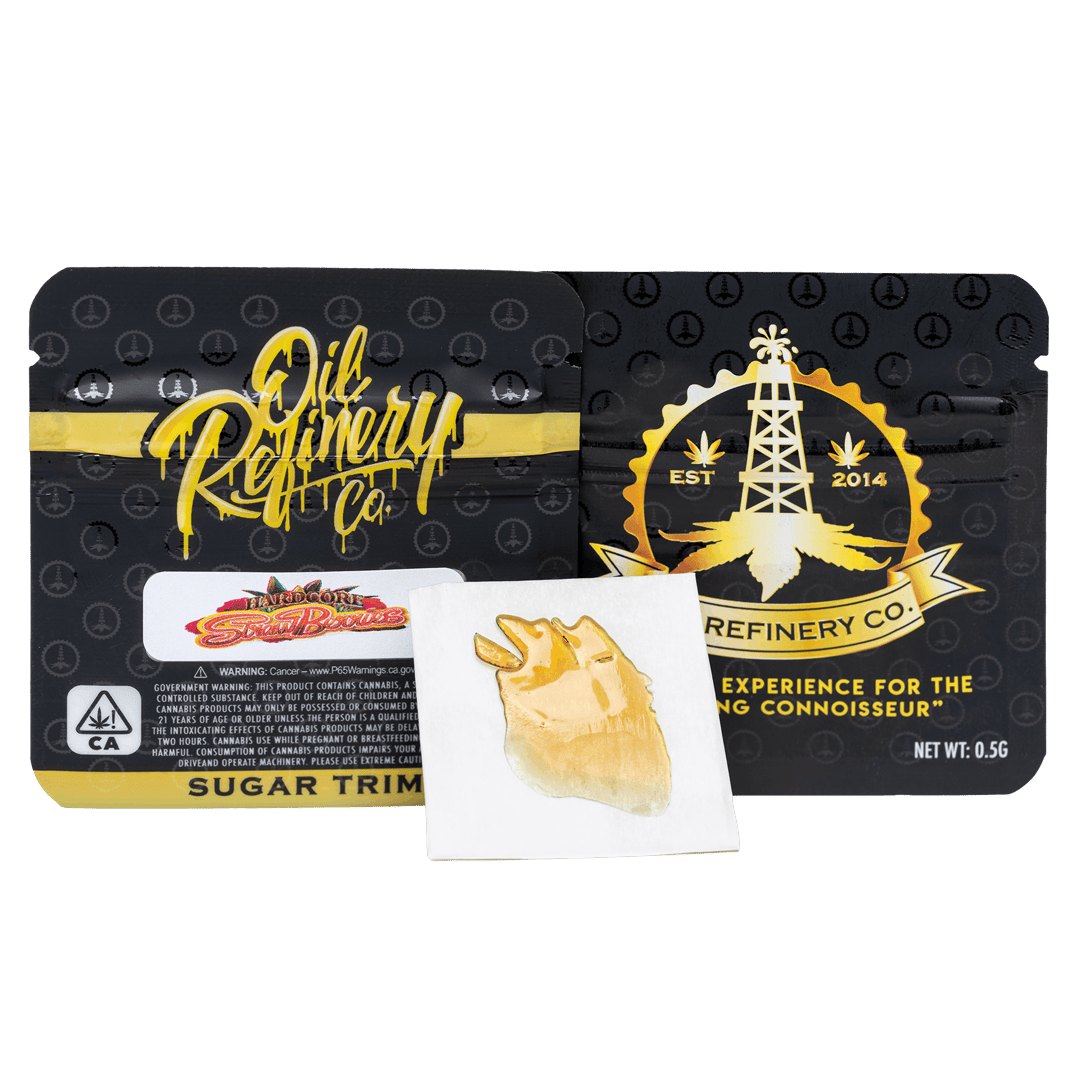 Oil Refinery Co | Hardcore Strawberries - .5g Sugar Trim