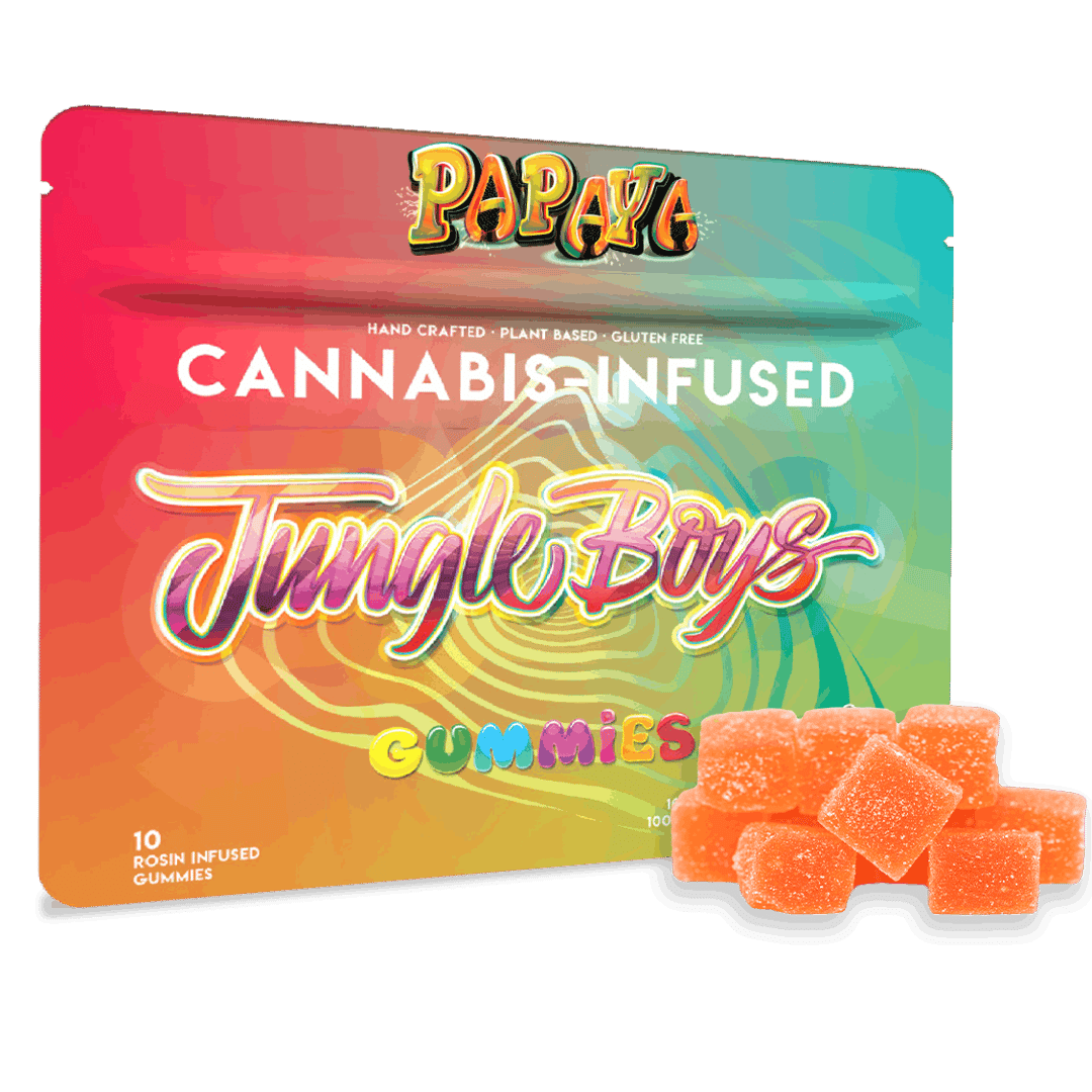 Jungle Boys | Papaya (Blood Orange) - 100mg Rosin Gummies