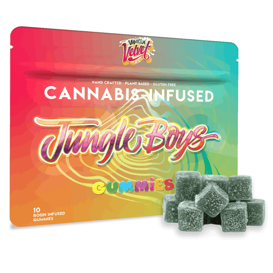 Jungle Boys | Vanilla Velvet (Black Current) - 100mg Rosin Gummies