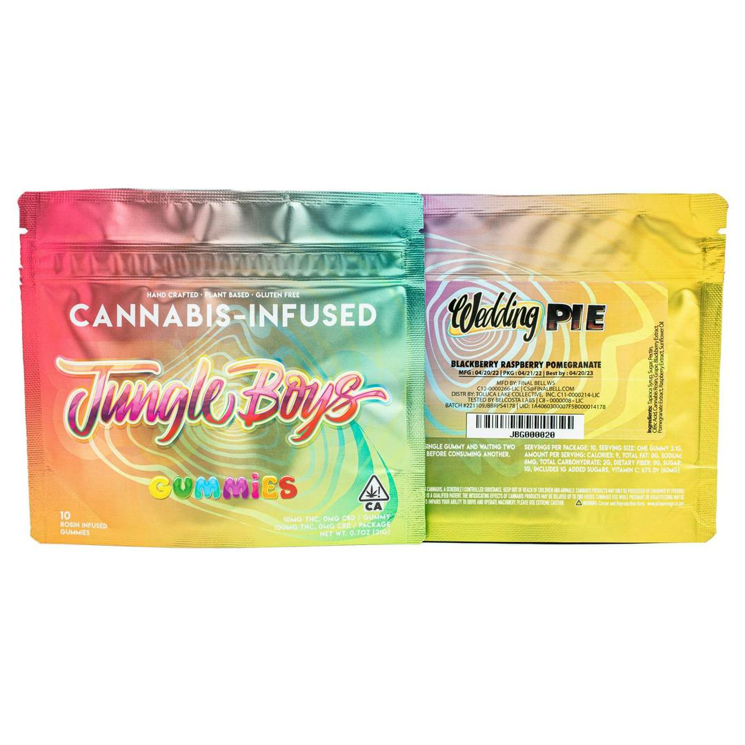Jungle Boys | Wedding Pie (Black Ras Pom) - 100mg Rosin Gummies
