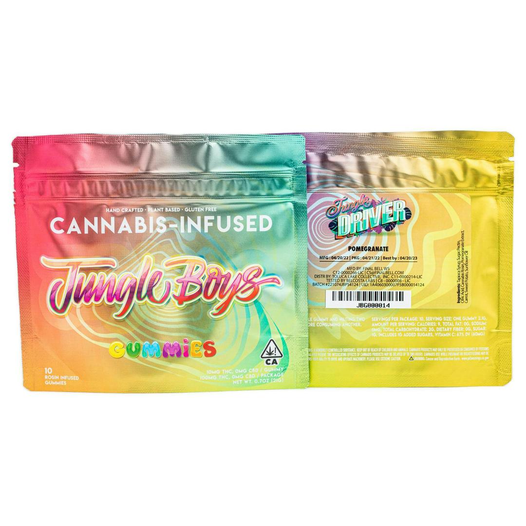 Jungle Boys | Jungle Driver (Pomegranate) - 100mg Rosin Gummies