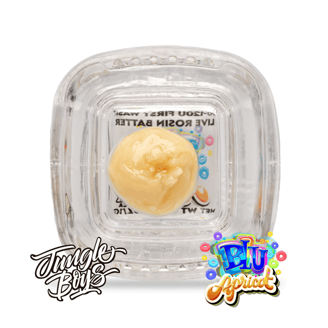 Jungle Boys | Blu Apricot - 1g 90-120u 1st Wash Live Rosin Batter
