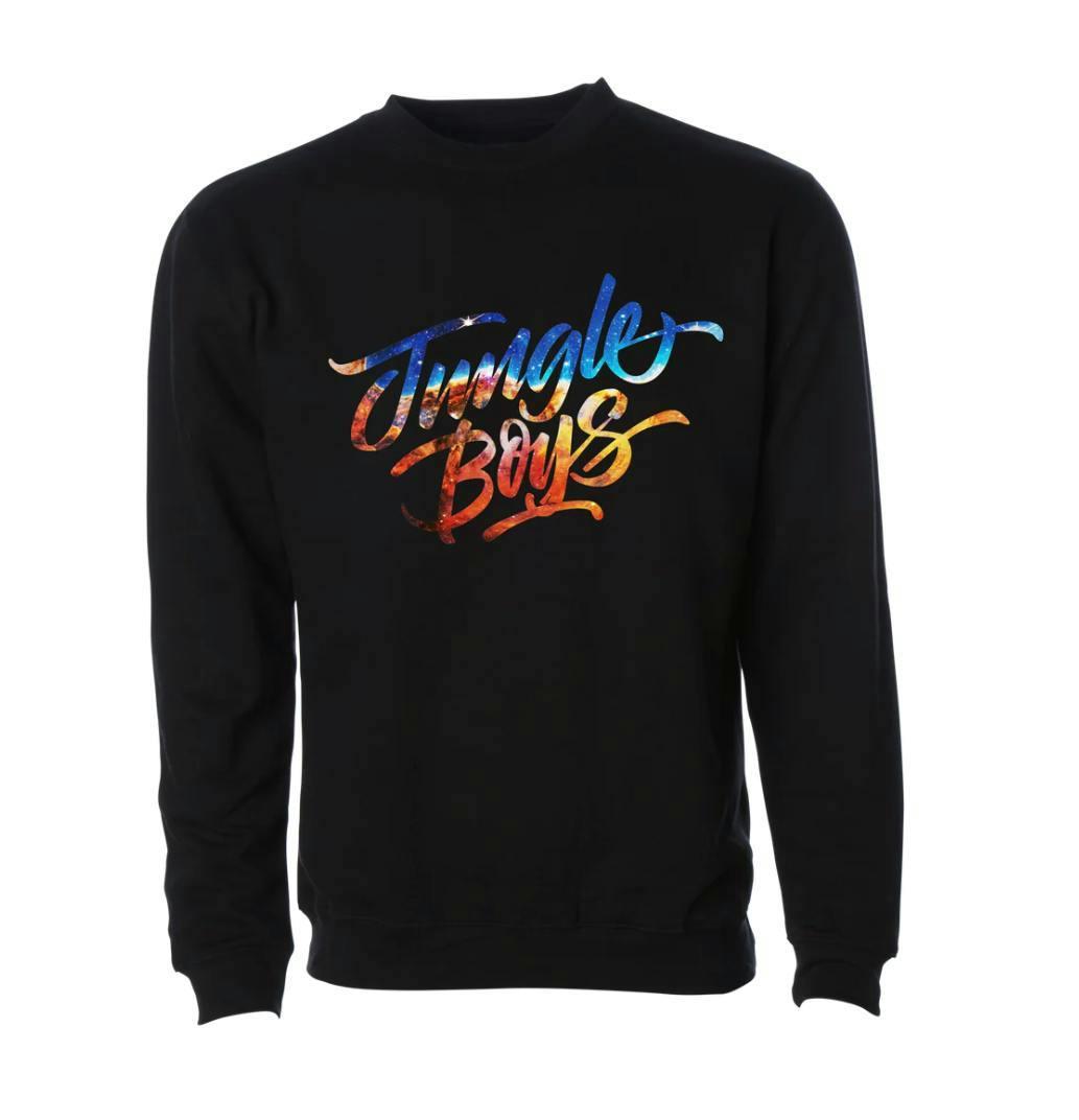 Jungle Boys Clothing | Cosmic Filled Crewneck - 2XL (Black)