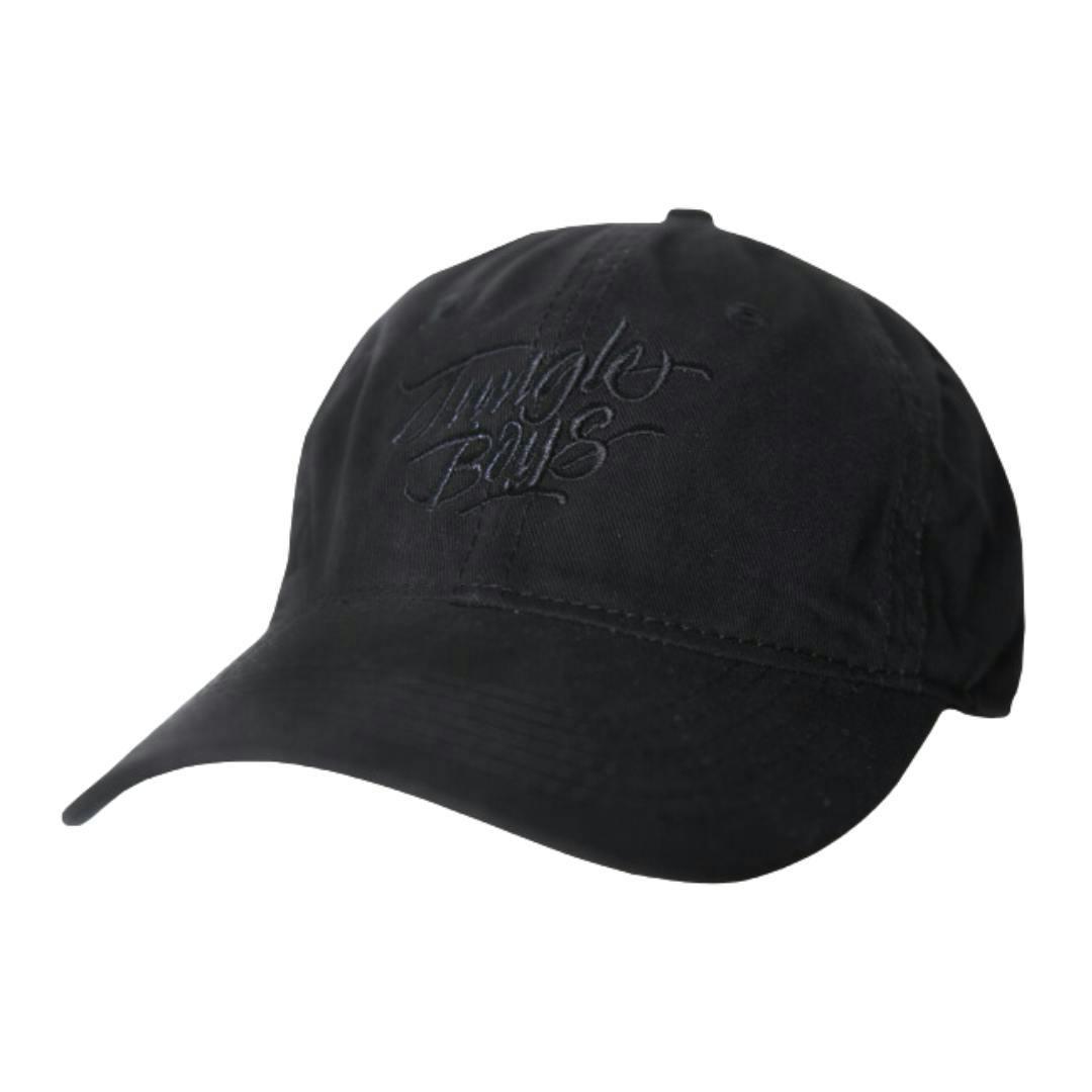 Jungle Boys Clothing | Stacked Dad Cap (Black/Black)