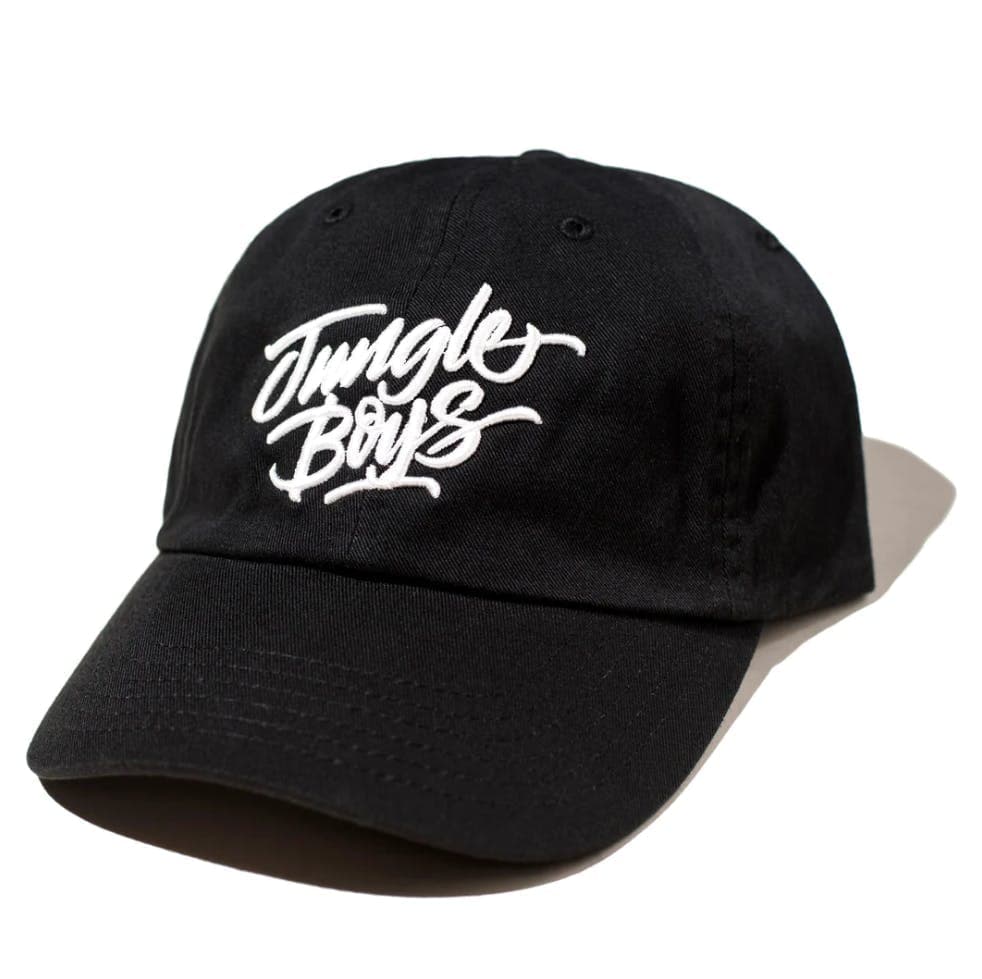 Jungle Boys Clothing | Stacked Dad Cap (Black/White)