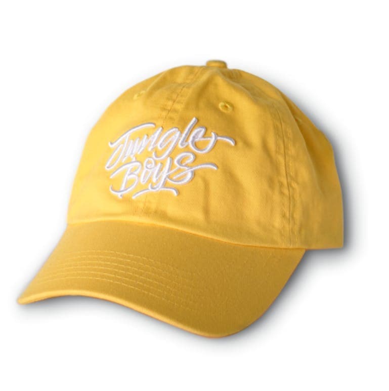 Jungle Boys Clothing | Stacked Dad Cap (Yellow/White)