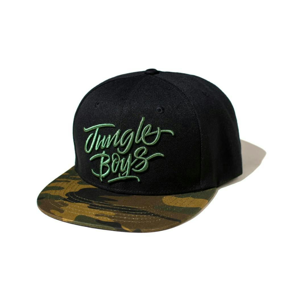 Jungle Boys Clothing | Stacked Snapback (Black/Camo)