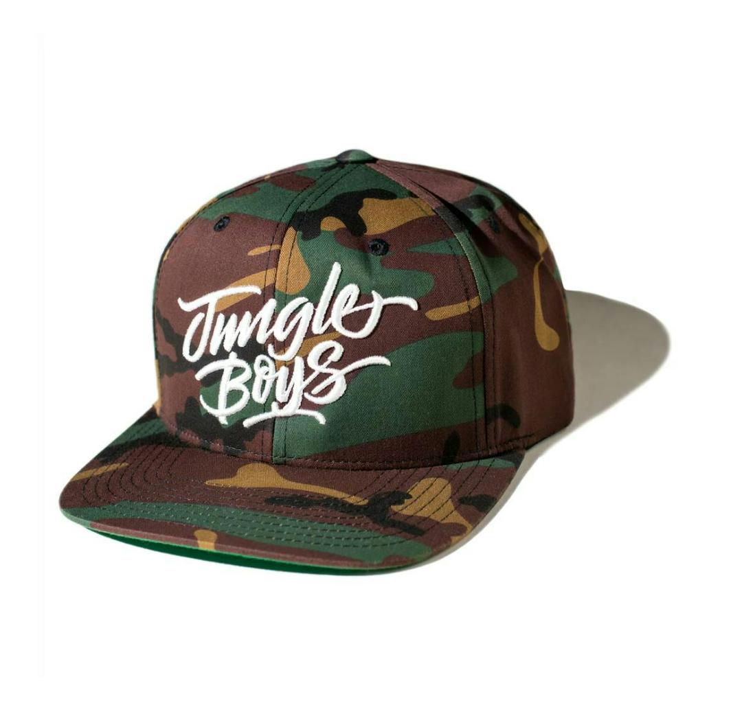 Jungle Boys Clothing | Stacked Snapback (Camo/White)