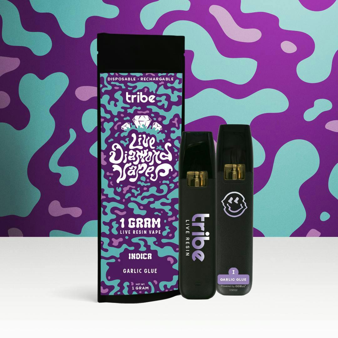 Garlic Glue - Indica - Live Diamonds - Disposable Cartridge - 1g