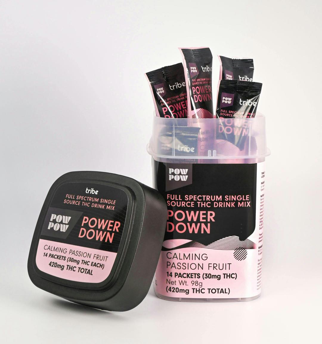 THC Drink Powder - Power Down - 10mg/packet 140mg Total