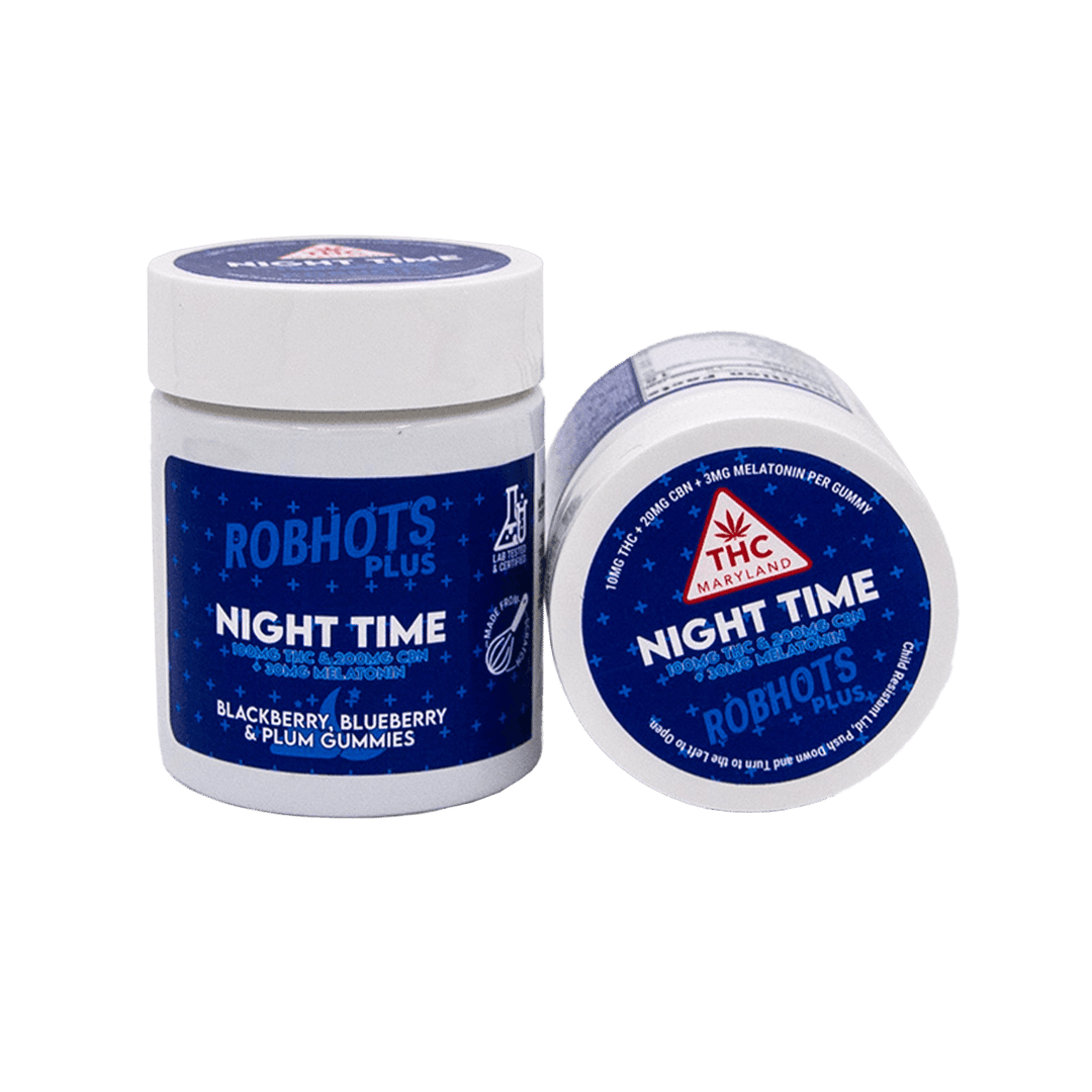 ROBHOTS Plus Gummies | Multipack Night Time (THC, CBN, Melatonin)