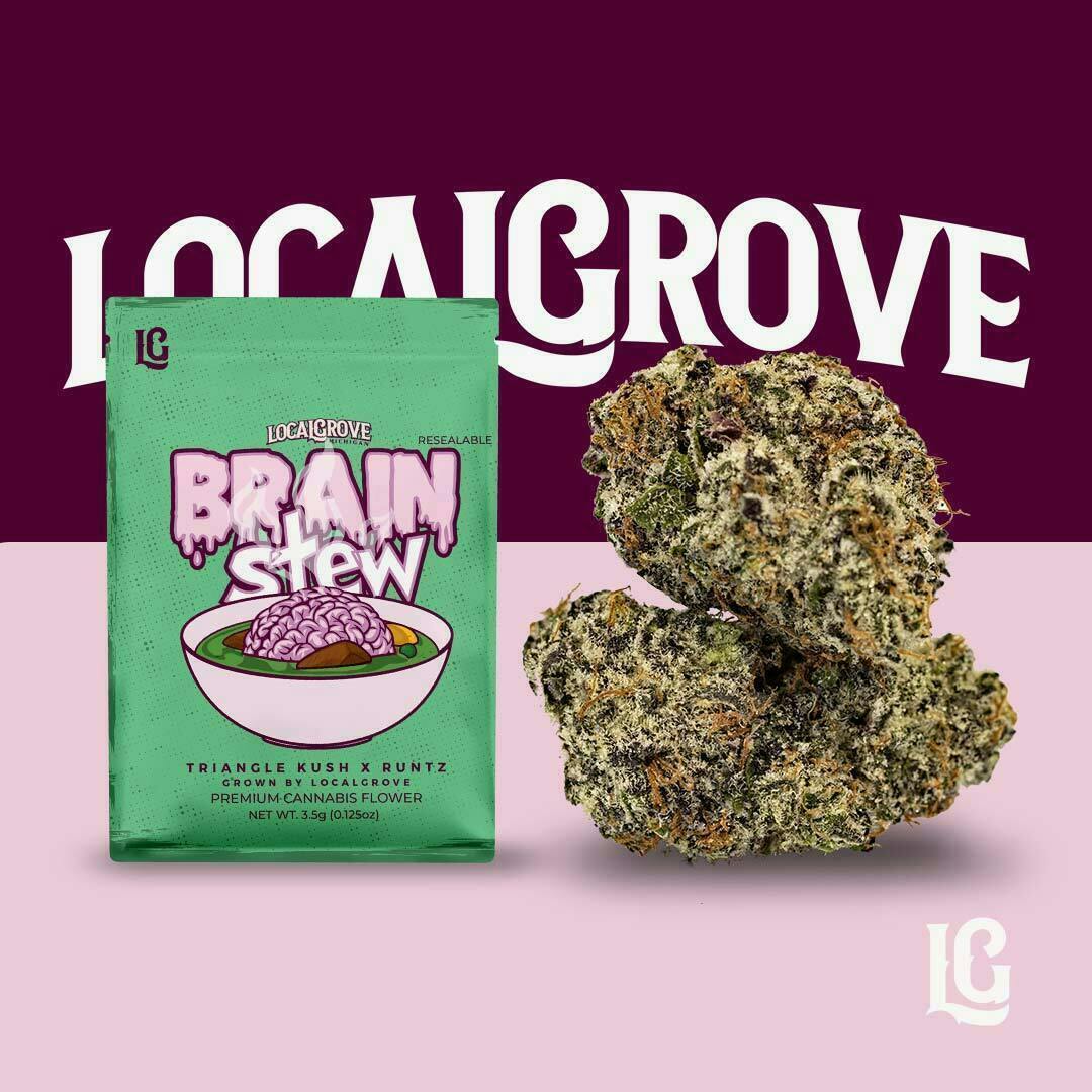 Local Grove Prepackaged Flower | Brain Stew | 3.5G