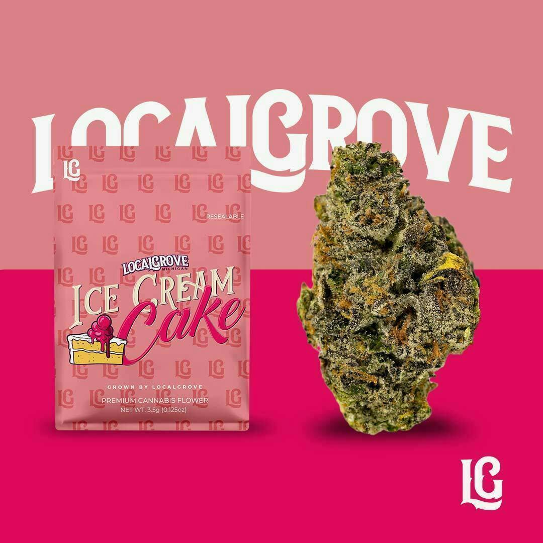 Local Grove Prepackaged Flower | Ice Cream Cake | 3.5G