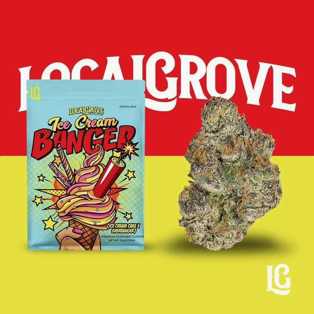 Local Grove Prepackaged Flower | Ice Cream Banger | 3.5G