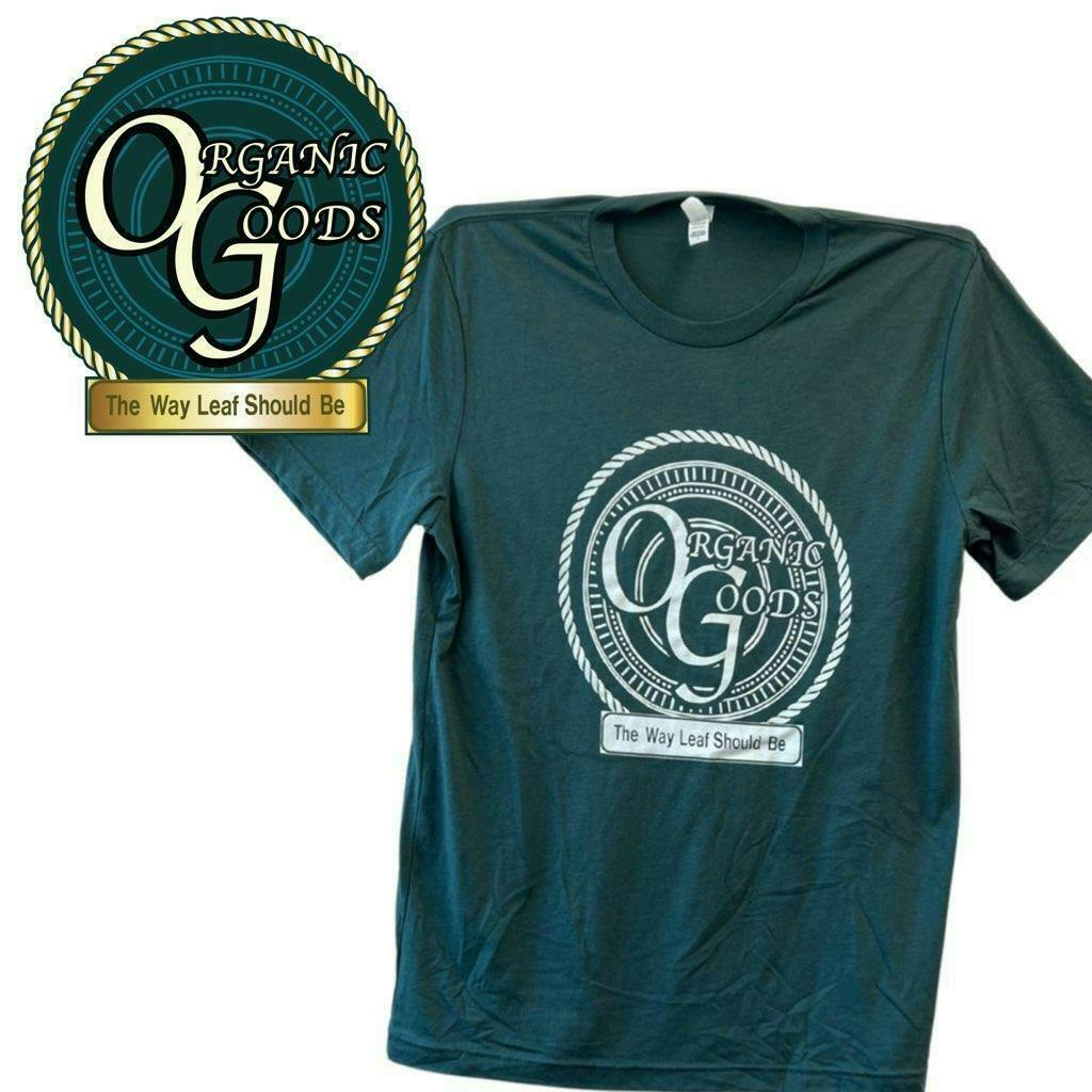 Organic Goods NEW Green with White Logo T-Shirt