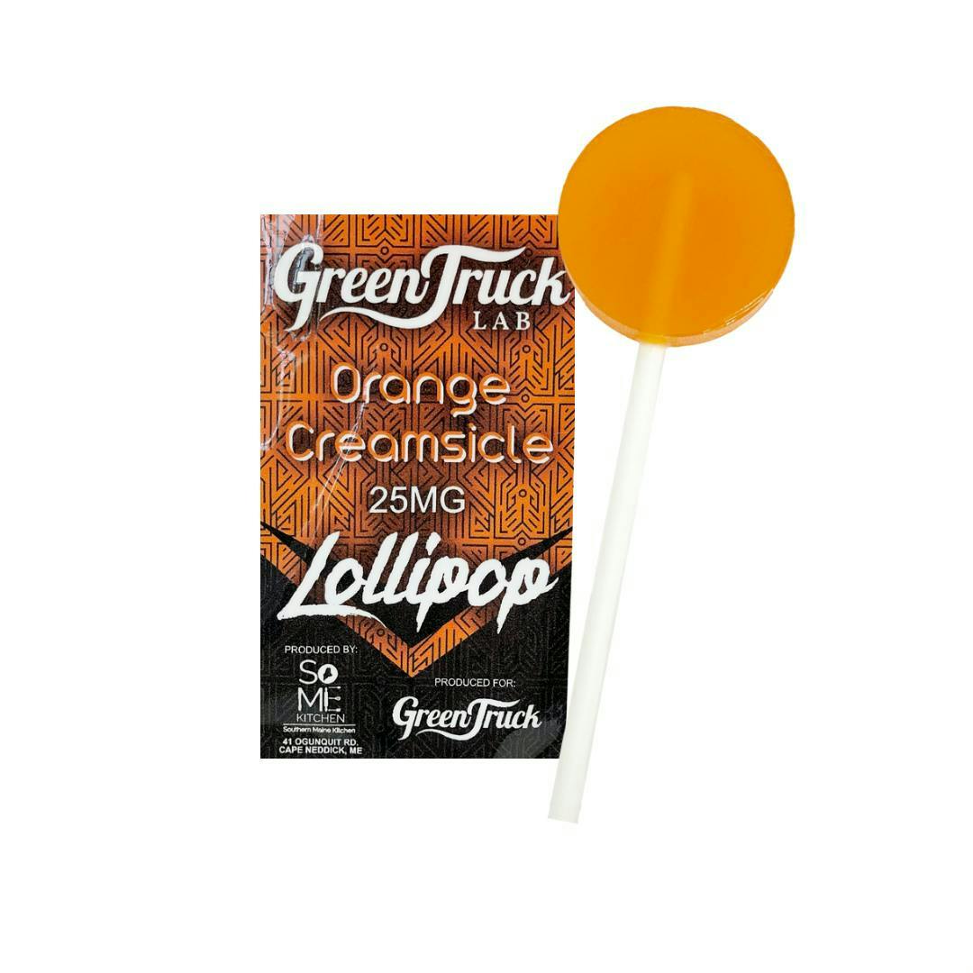 Premium Cannabis Lollipop - *Sugar Free* Orange Creamsicle (25 MG)
